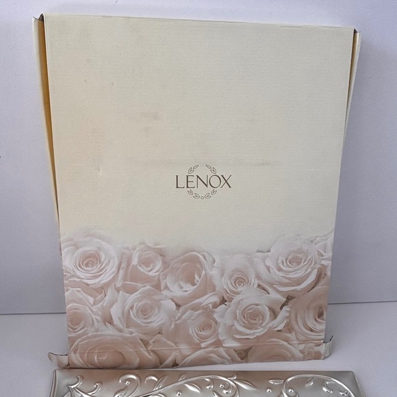 Lenox Silver Tone Picture Photo Frame 8x10 Wedding Anniversary Family - Picture 5 of 6